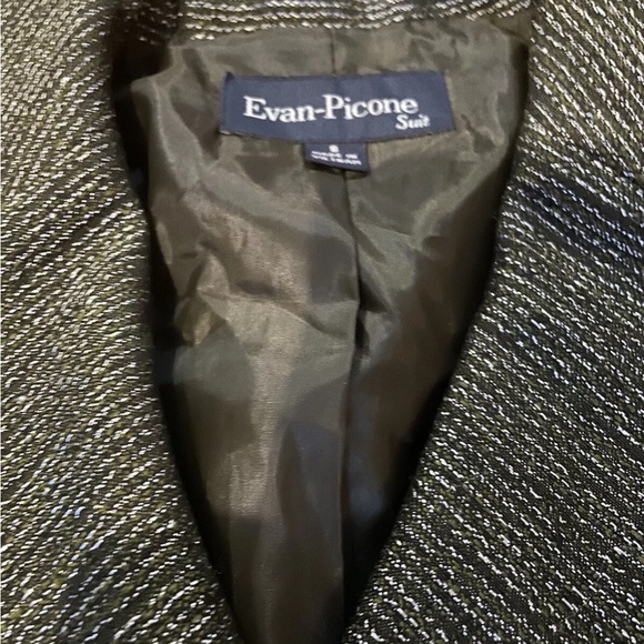 Evan Picone Vintage Two Piece Skirt Suit Set size 8 Skirt & Blazer Set - Picture 2 of 3